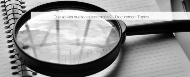 ¿Qué son las Auditorias sostenibles? – Procurement Topics