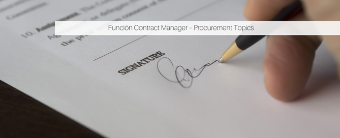 Función Contract Manager