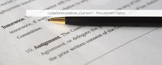 Licitaciones públicas