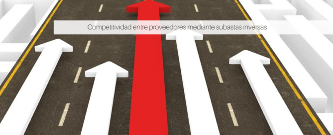 Competitividad entre proveedores mediante subastas inversas
