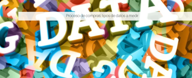 Proceso de compras: tipos de datos a medir